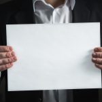 leeg papier