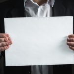 leeg papier