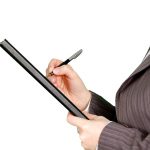 notities maken op een blok